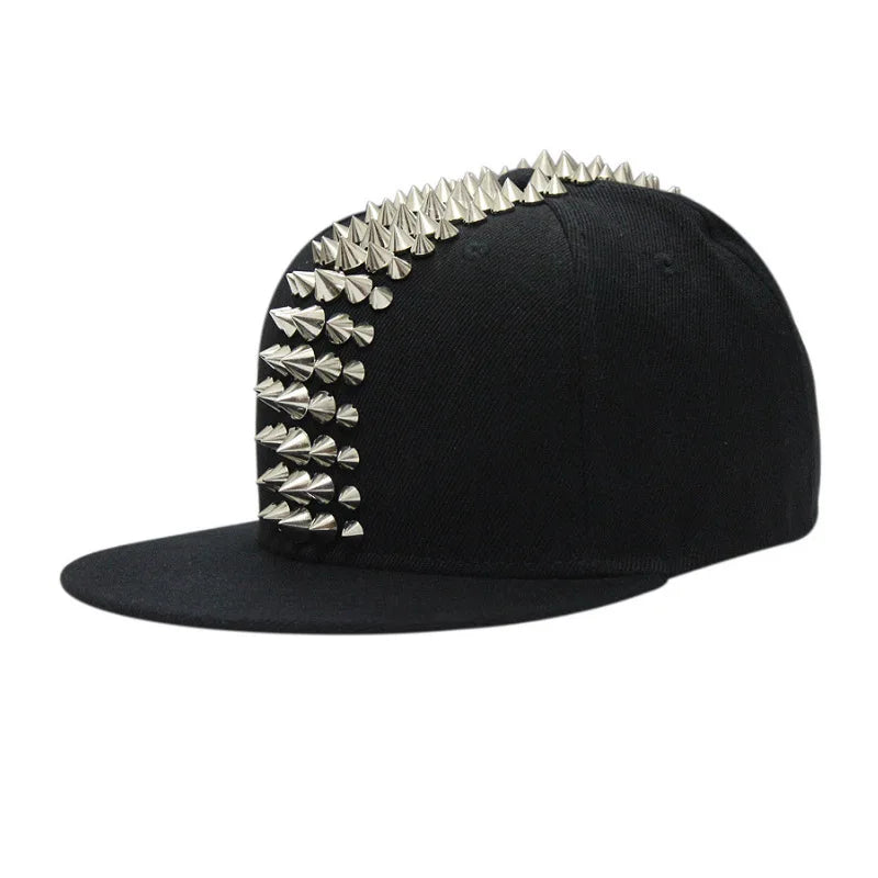 Hip Hop Street Dance Cap With Spikes