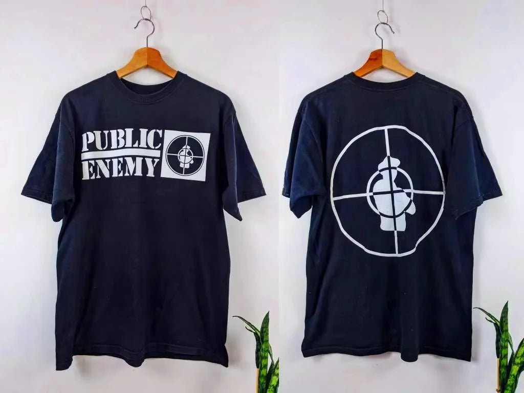 Mens T Shirt Graphics - Public Enemy Style