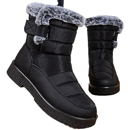 Womens Waterproof Fur Boots Stylish Comfort