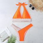 Stunning Two-Tone Bikini Set