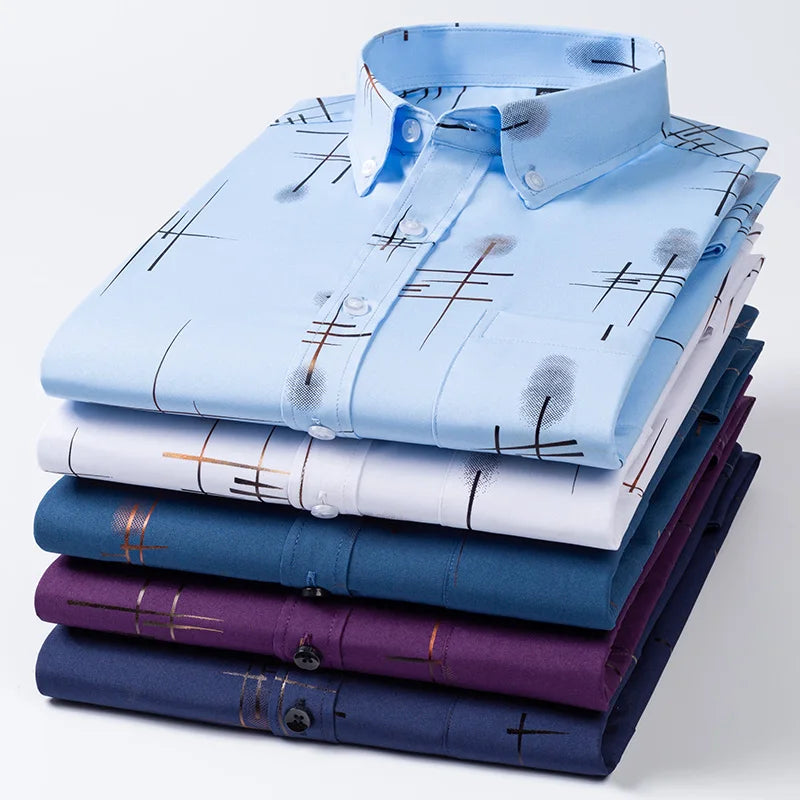 Mens Non-Iron Dress Shirts Stylish & Comfortable