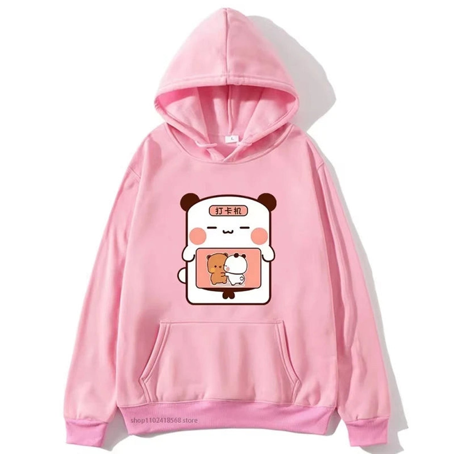 Bubu and Dudu Unisex Anime Hoodie Side View