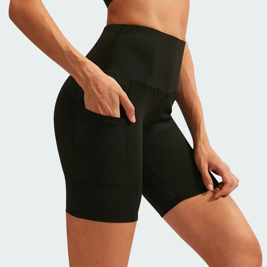 High Waist Yoga Shorts For Women