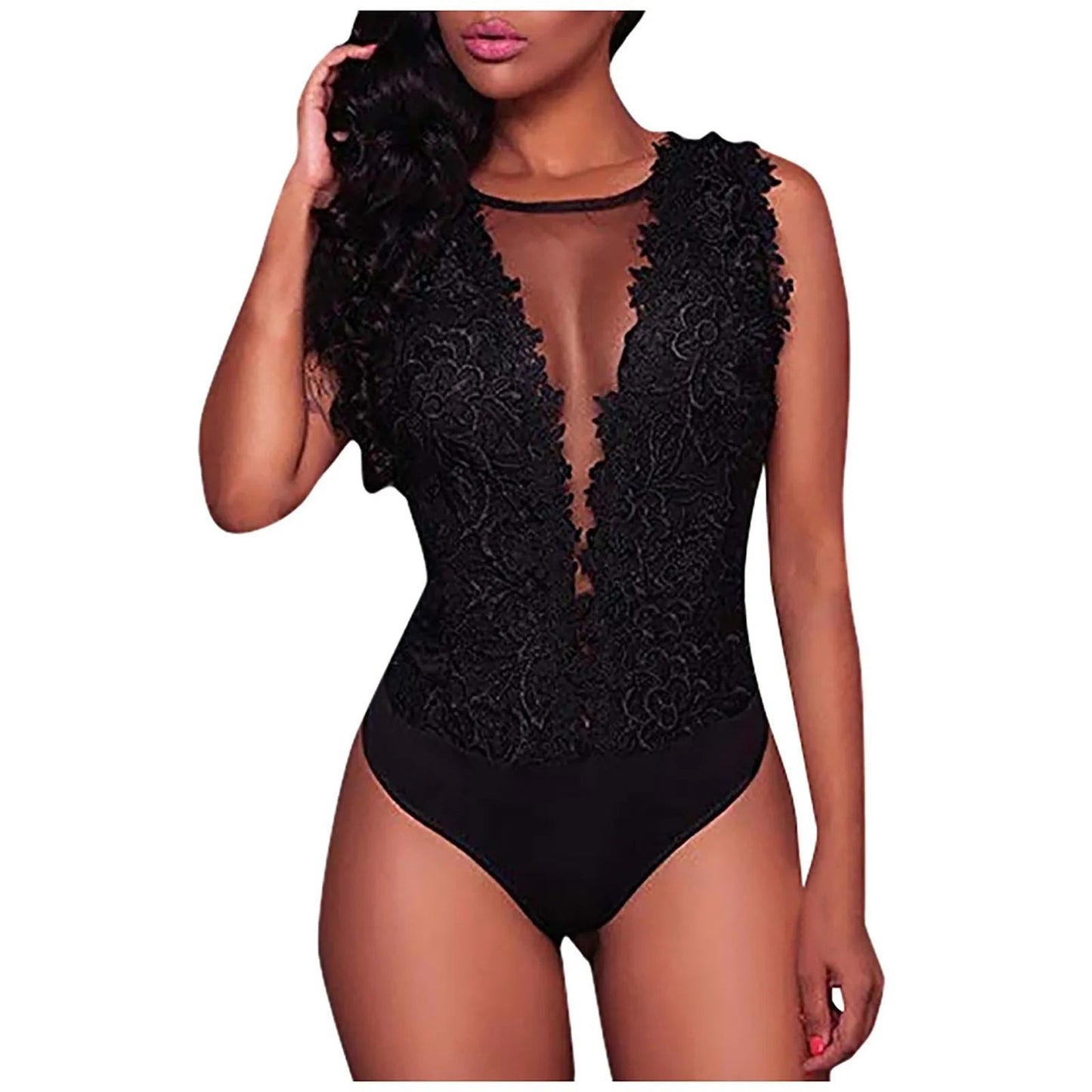 Sexy Lace Lingerie Bodysuit For Women