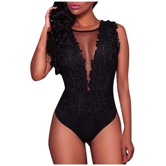 Sexy Lace Lingerie Bodysuit For Women