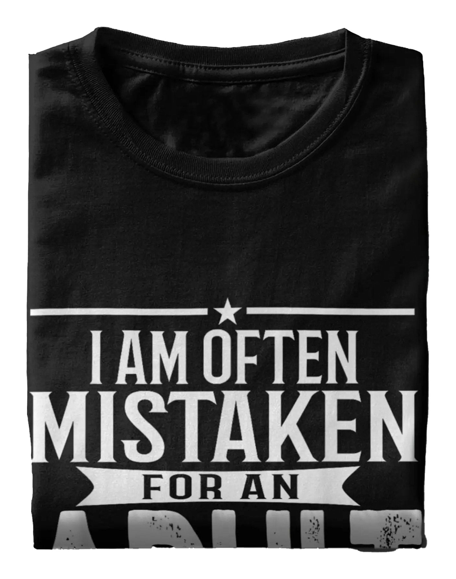 Funny Men's T-Shirt: Often Mistaken for an Adult - Short Sleeve Tee