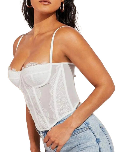 Plus Size Gothic Corset Top In Multiple Colors