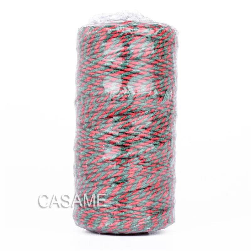12 ply thick Cotton Bakers Twine String Cord Rope Rustic DIY Craft Twine 100m Spool