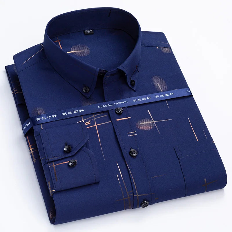 Mens Non-Iron Dress Shirts Stylish & Comfortable