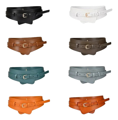 Womens Cow Leather Corset Belt Chic Styles