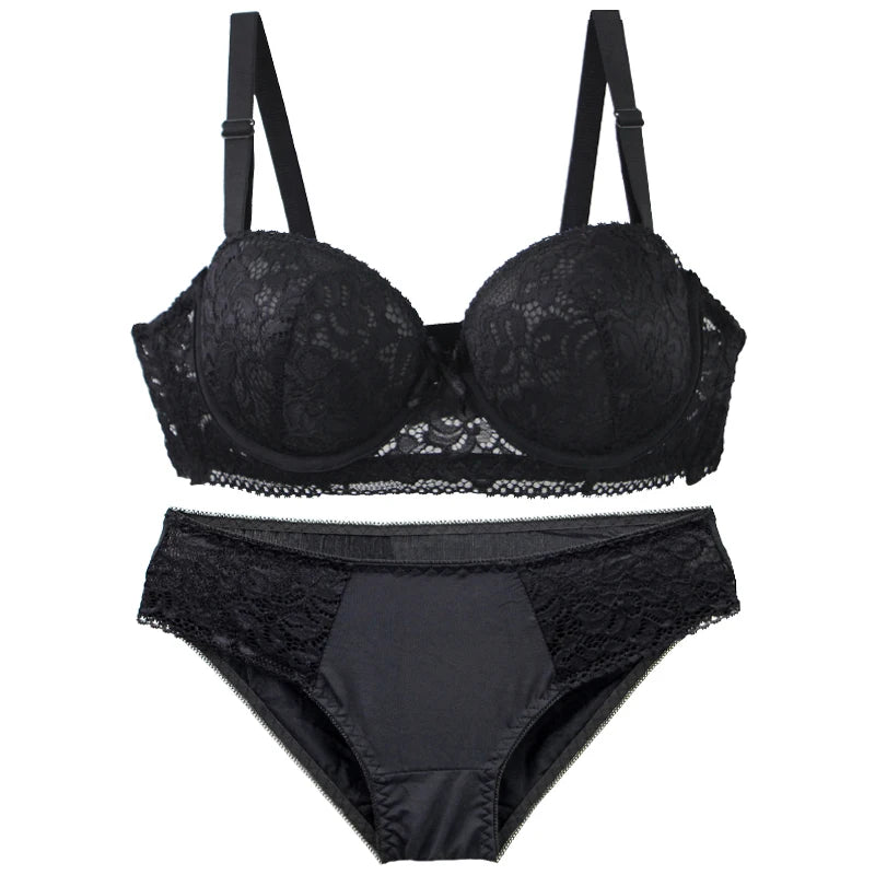 Underwire Bra with Lace for Elegance