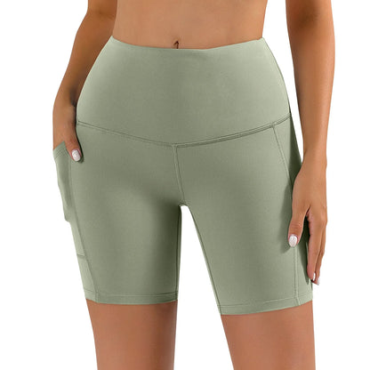 High Waist Yoga Shorts For Women