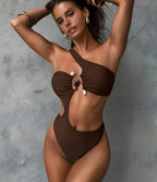 Chic Cut-Out One-Shoulder Bikini
