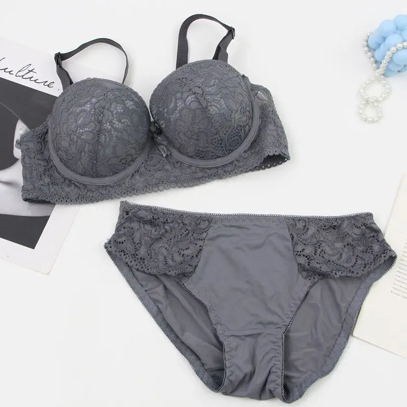 Underwire Bra with Lace for Elegance