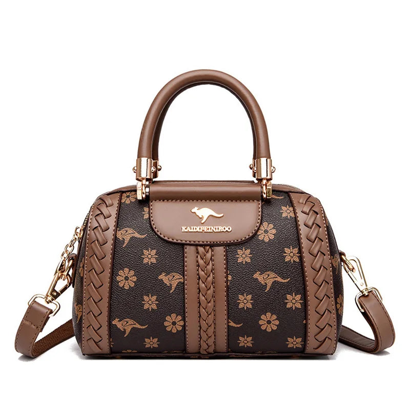Luxury Woven Shoulder Handbag