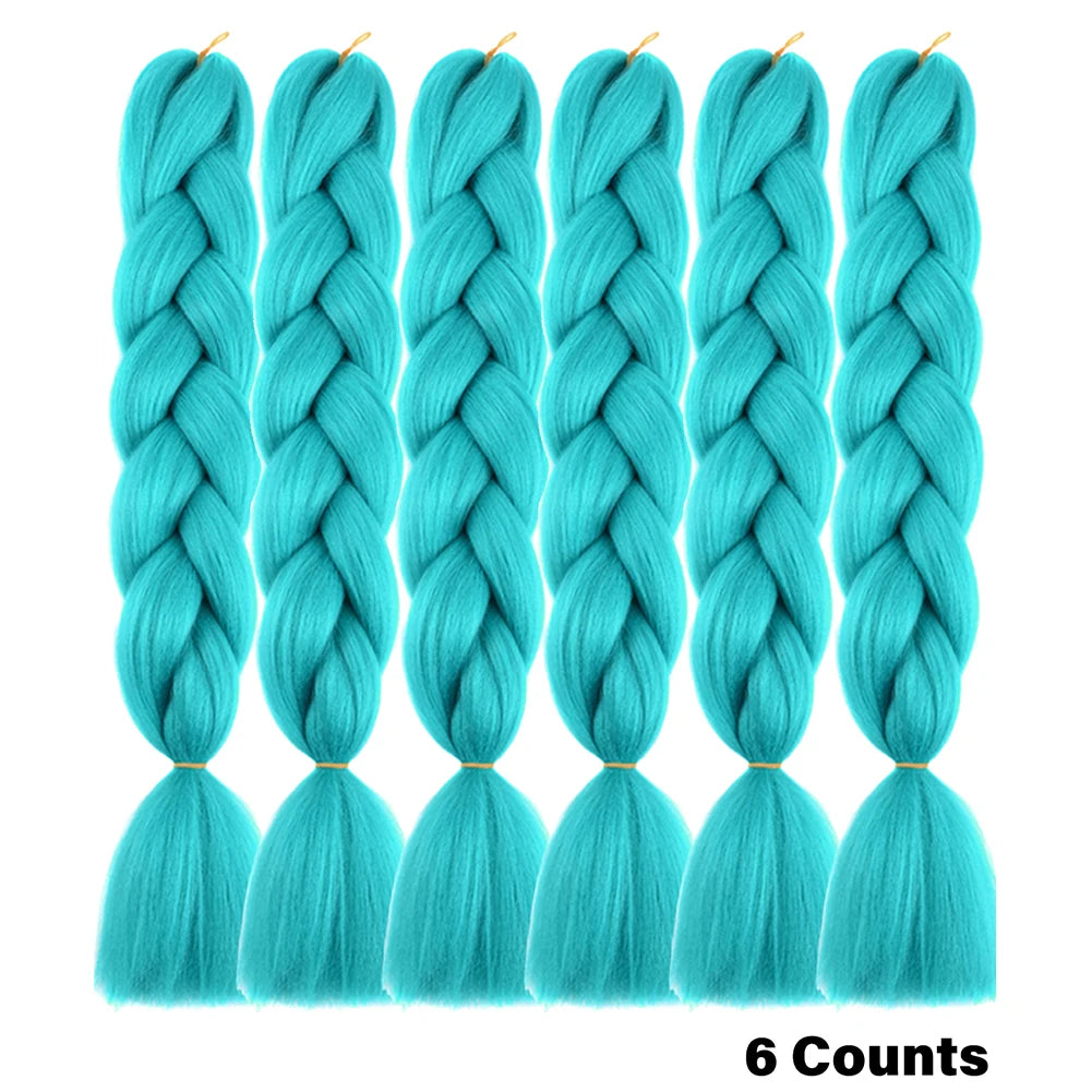 Ombre Crochet Braiding Hair Extensions