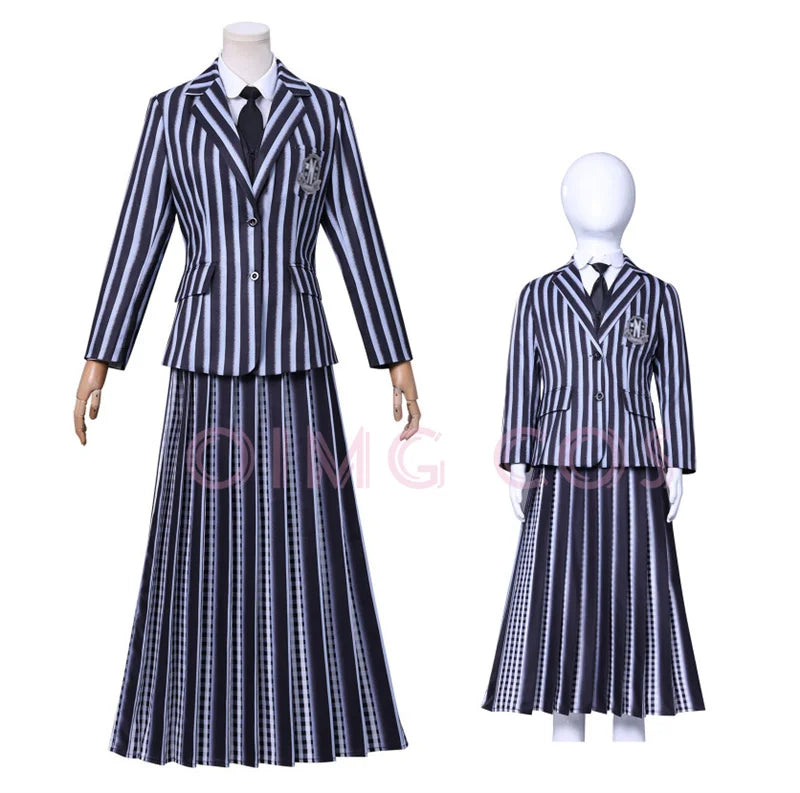 Halloween Costume Striped Suit Set
