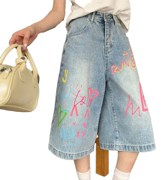 Womens Retro Hip Hop Jeans 2025