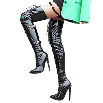 Thigh High Stiletto Boots For Women