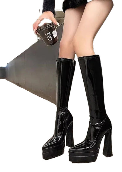 Platform Knee High Boots For Women