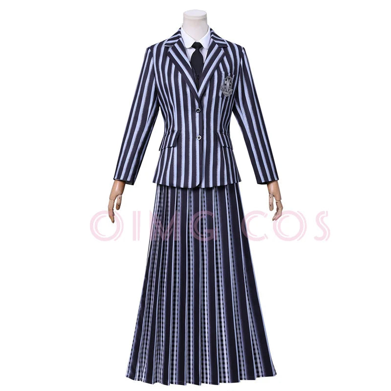Halloween Costume Striped Suit Set