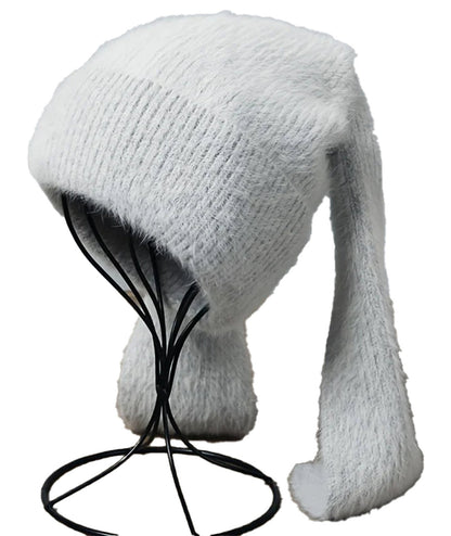 Bunny Ears Beanie For Women Cozy Fashion