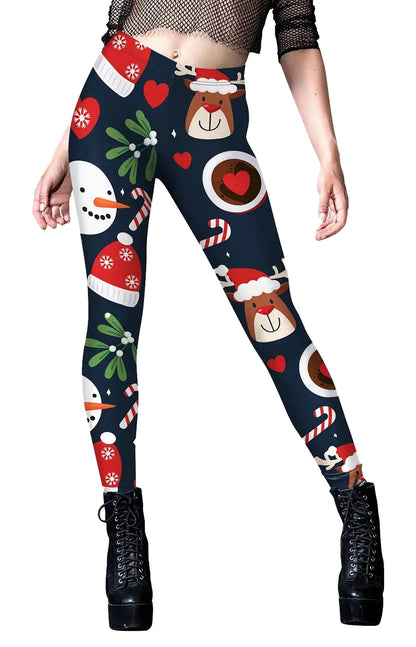 Christmas Leggings For Women Festive Style