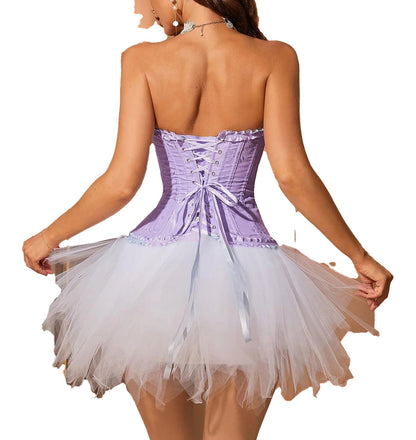 Floral Lace Corset Top For Women