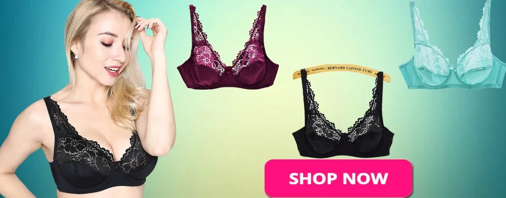 Lingerie Underwire Bras in Various Colors