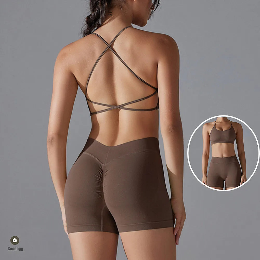 Scrunch Butt Yoga Shorts For Women