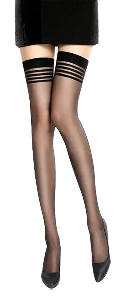 Ultra Thin Thigh High Stockings Stylish & Comfortable