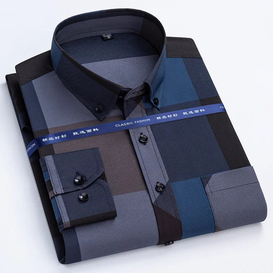 Mens Non-Iron Dress Shirts Stylish & Comfortable