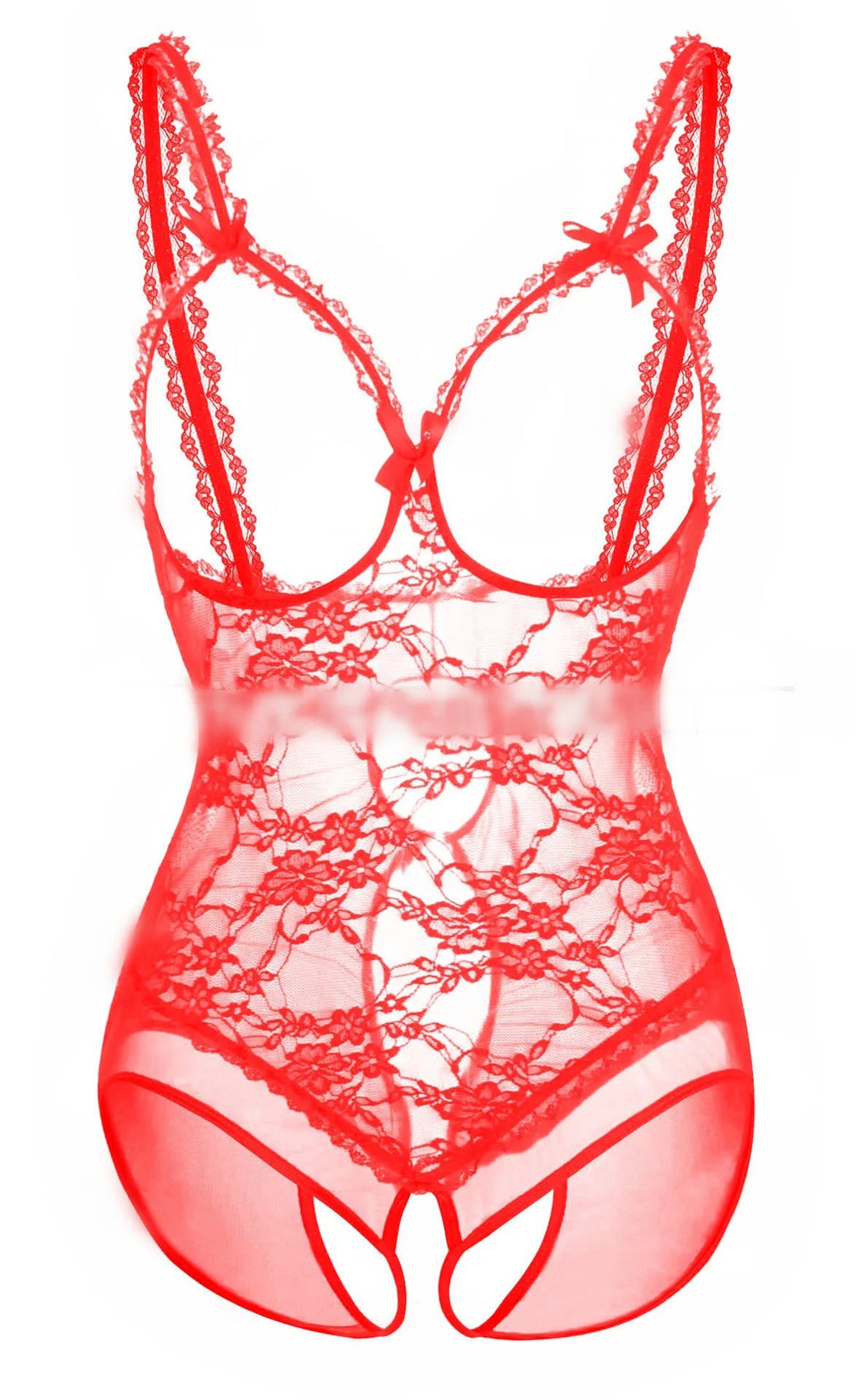 See Through Lace Bodysuit For Women