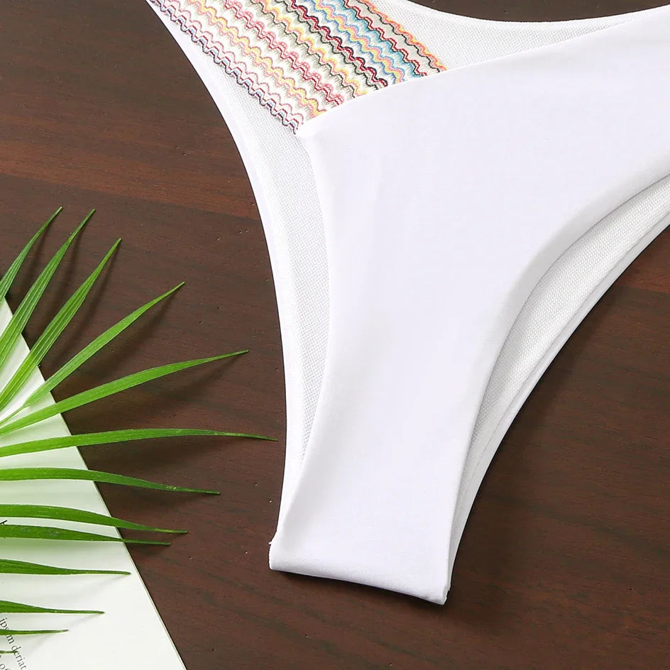 Stunning Two-Tone Bikini Set