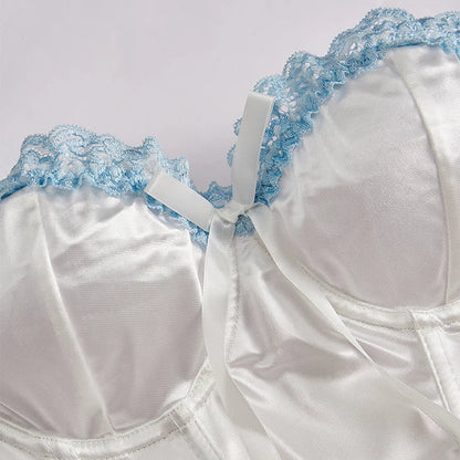 Strapless Mesh Corset For Women