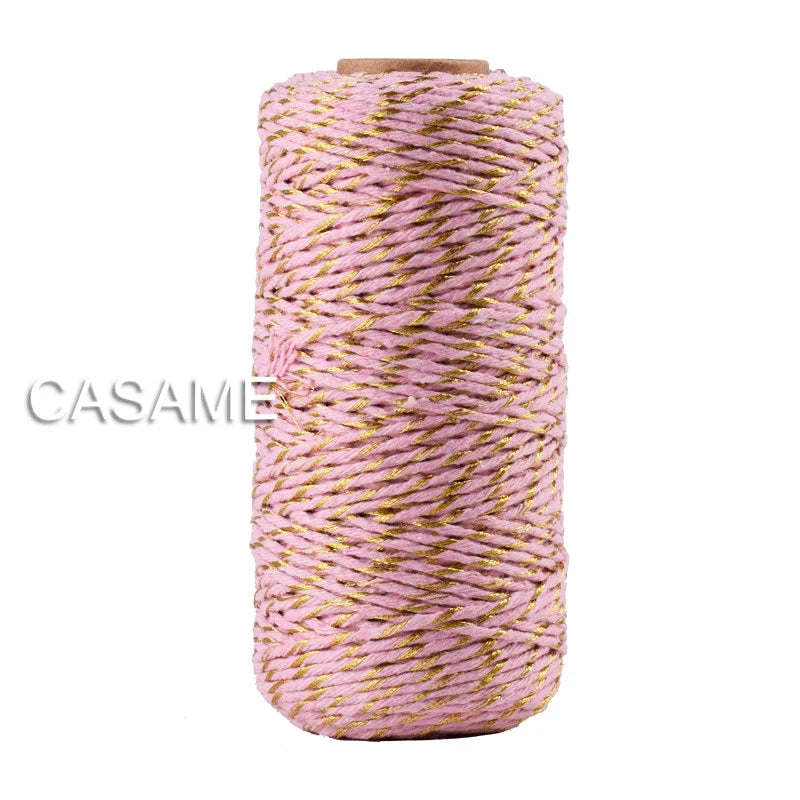 12 ply thick Cotton Bakers Twine String Cord Rope Rustic DIY Craft Twine 100m Spool