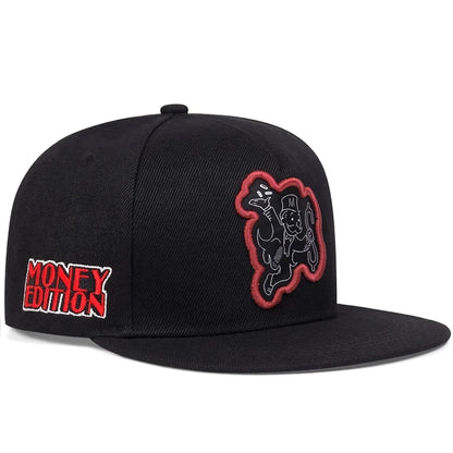 Hip Hop Playing Card Embroidered Hat