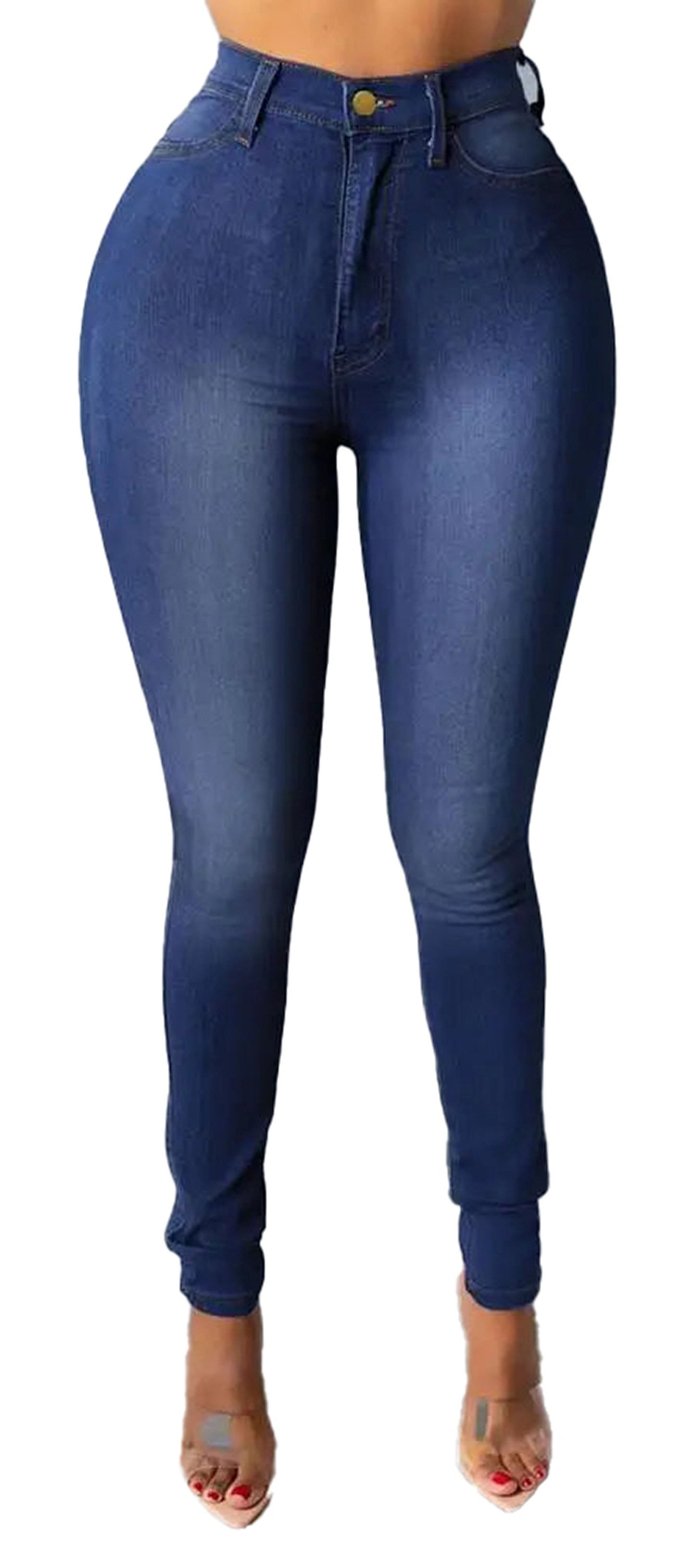 High Waisted Skinny Jeans For Women