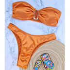Bikini: Trendy High-Waisted Two-Piece