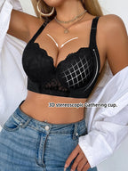 Push Up Bra with Lace Detailing