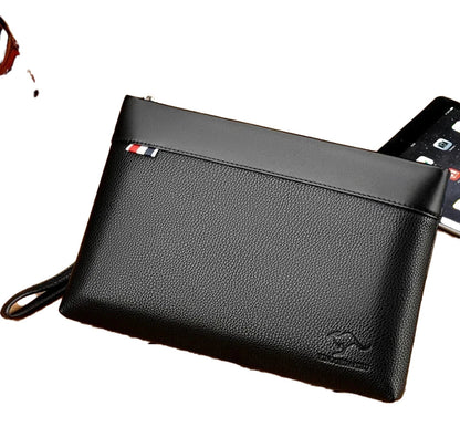 Mens Designer Leather Clutch Bag