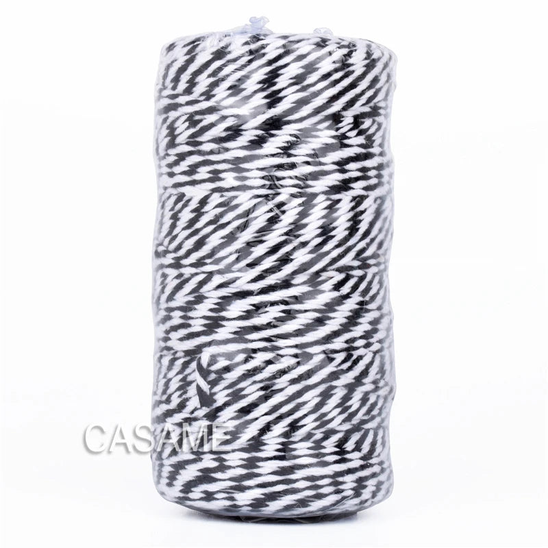 12 ply thick Cotton Bakers Twine String Cord Rope Rustic DIY Craft Twine 100m Spool