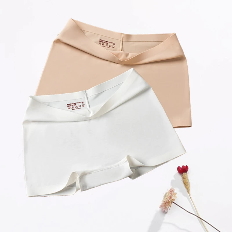 Womens Ice Silk Boyshort Underwear