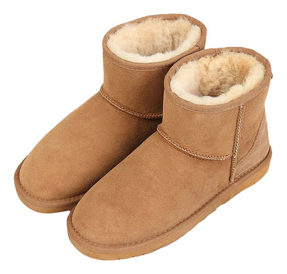Genuine Sheepskin Winter Boots Women