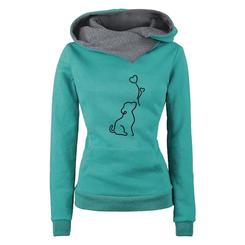 Womens Printed Hoodies With Cute Design