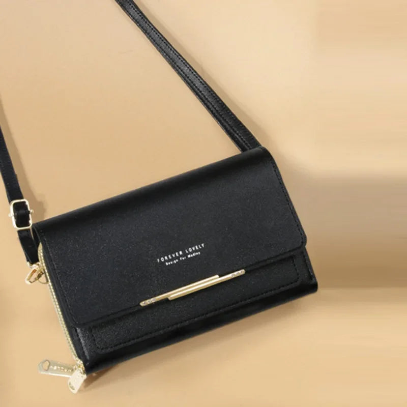 Womens Korean Handbag Multi Card Large Capacity Casual Shoulder Bag