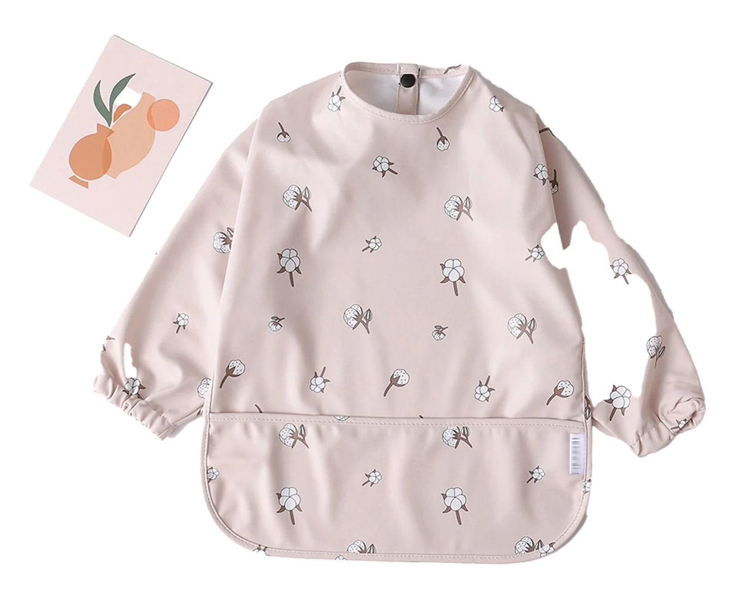 Waterproof Baby Art Smock With Animal Prints