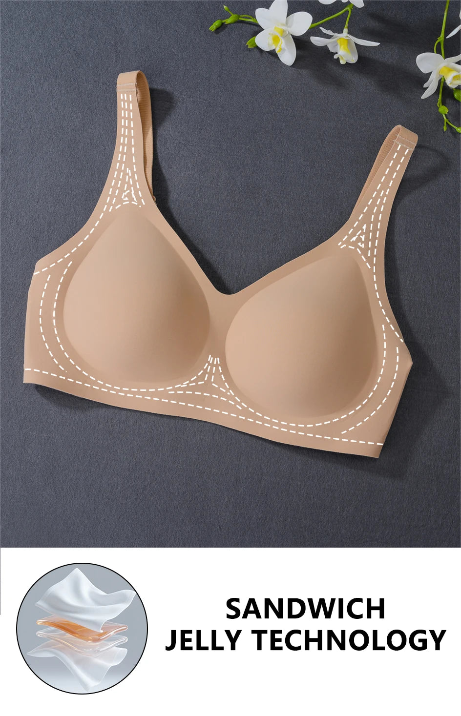 Underwire in Bra for All-Day Comfort