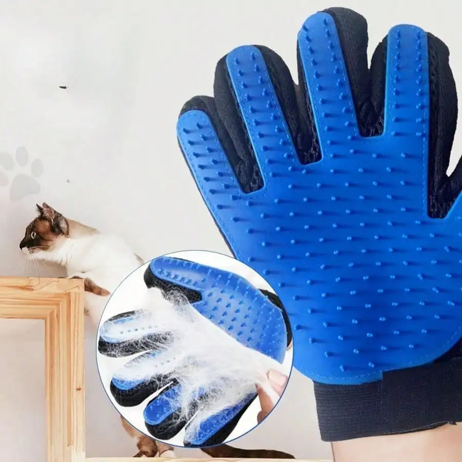 Pet Grooming Glove For Cats And Dogs
