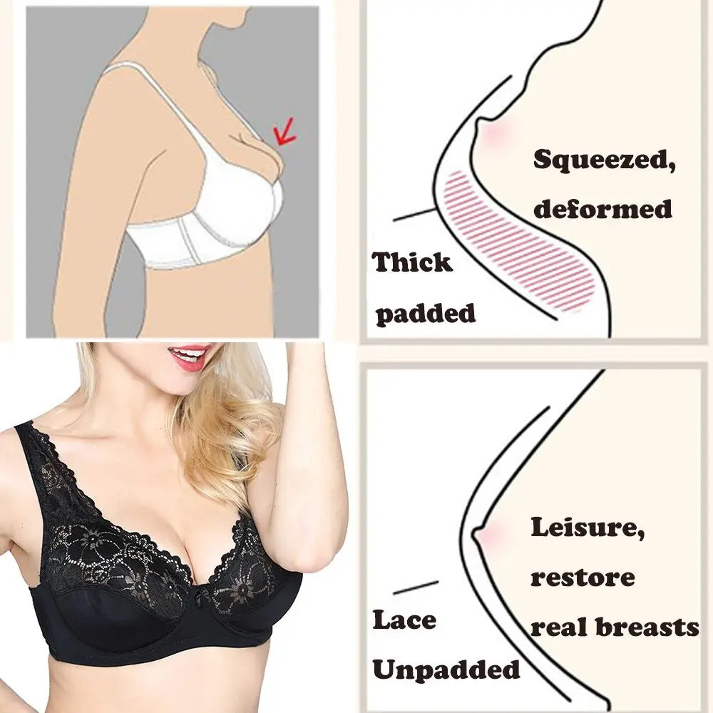 Underwire Bra with Lace Elegance